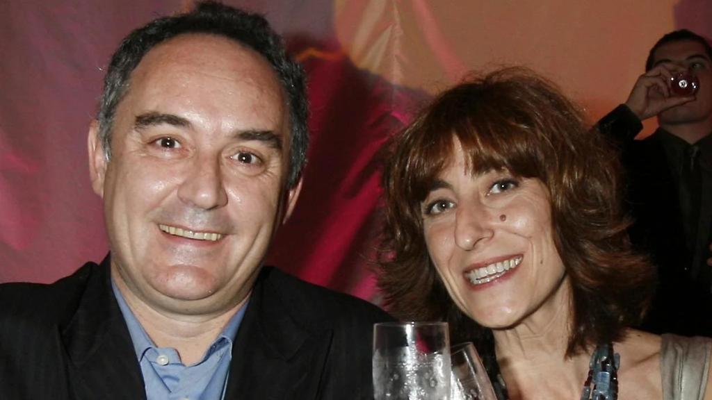 Ferran Adrià y su mujer, Isabel Pérez Barceló.