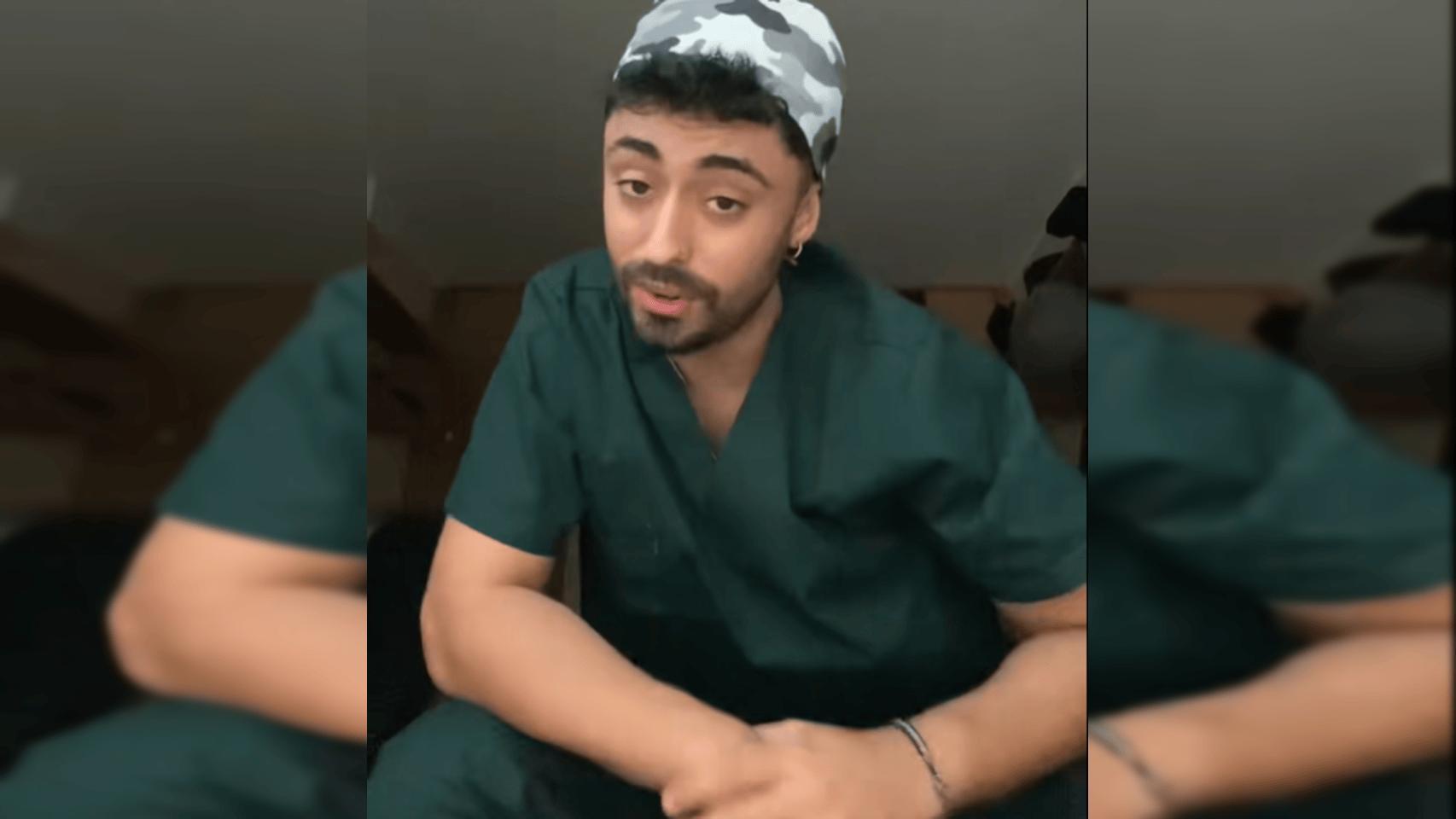 Rafael Zafra, médico, en redes sociales.