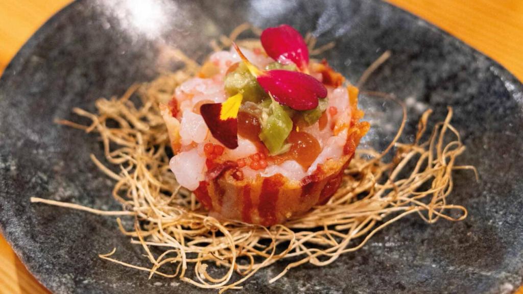 Tapa elaborada por Paco Gómez (Asador a Feita)