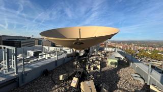 Antena instalada en Las Rozas (Madrid)