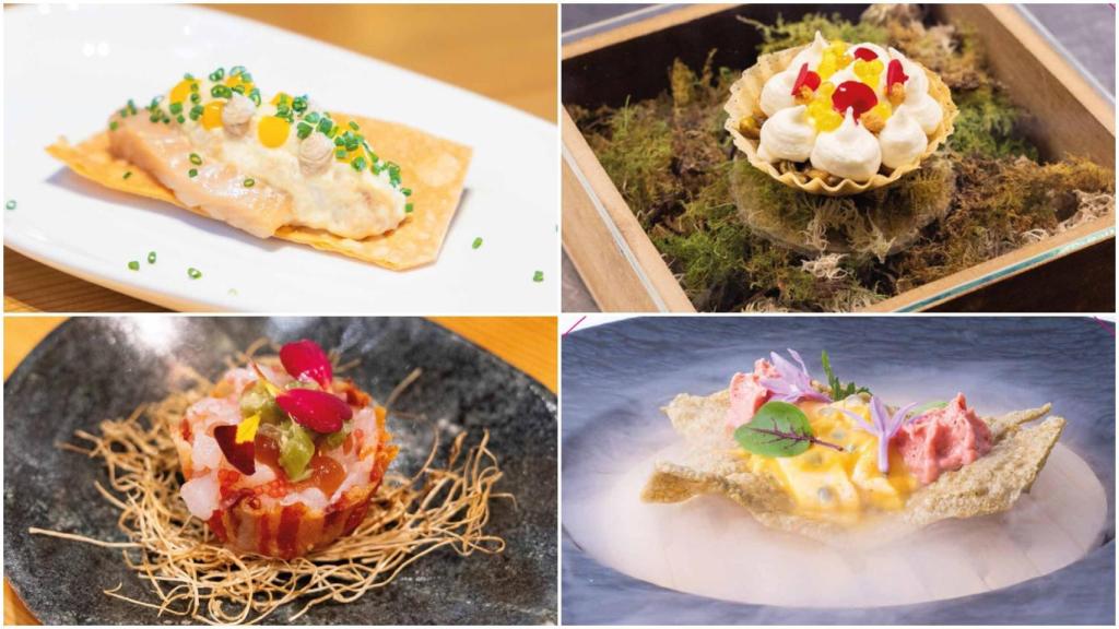 Tapas del evento gastronómico 'De Tapas por Galicia'