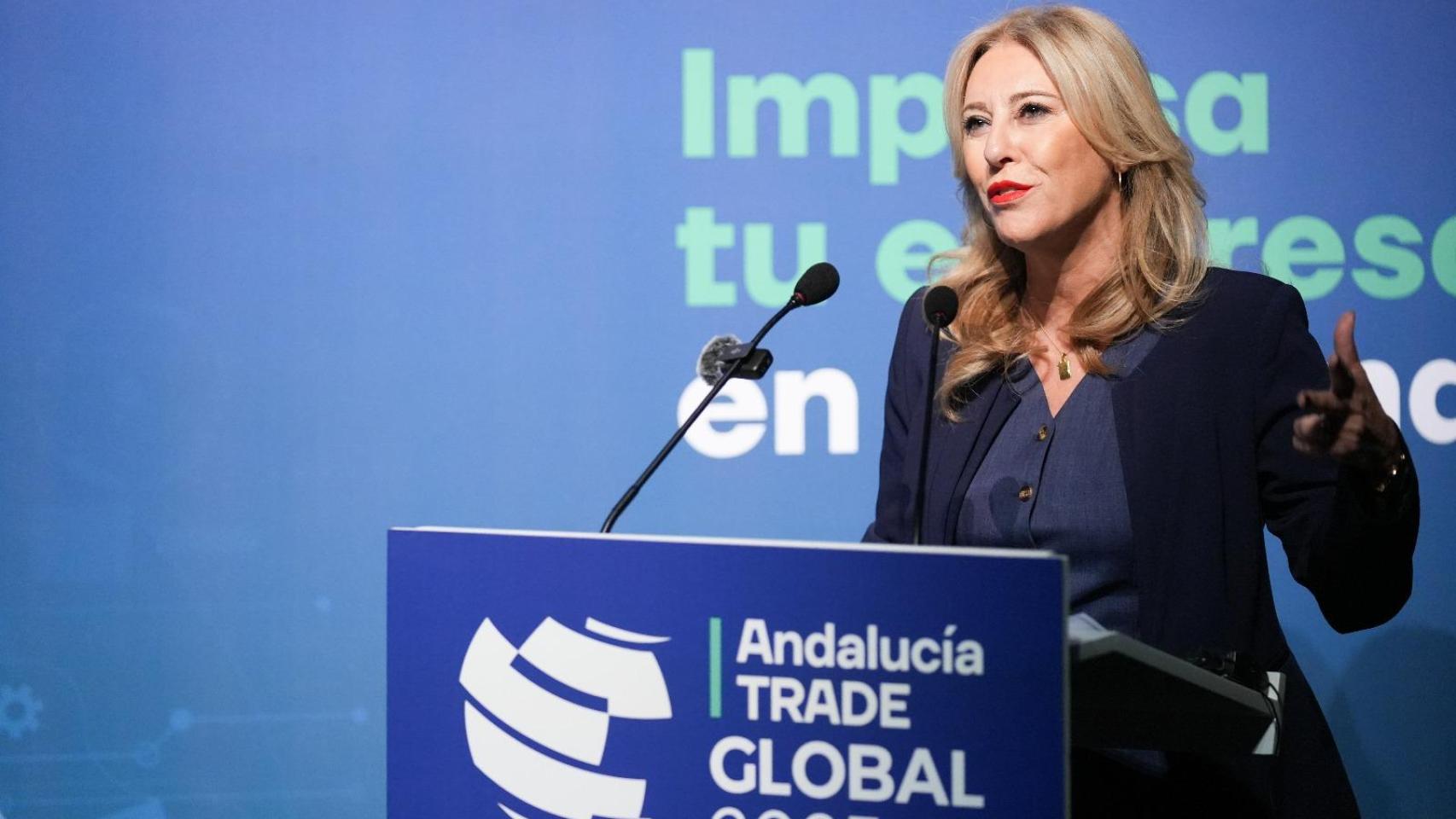 Carolina España en la XII edición de Andalucía TARDE Global.