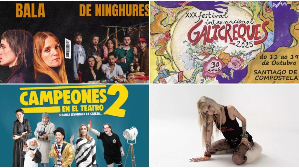 Todos los conciertos y eventos de los que podrás disfrutar este fin de semana en Santiago de Compostela