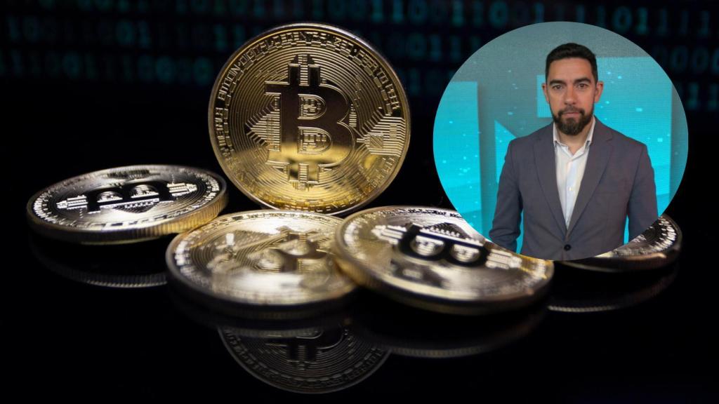 Montaje de David Jiménez con criptomonedas (Pixabay).