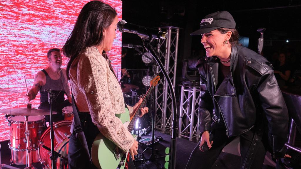 Marlena en el evento de presentación de la gira Vibra Mahou 2026 en Madrid.