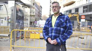 Ildefonso Gutiérrez Franco, un veterano albañil en Valladolid.