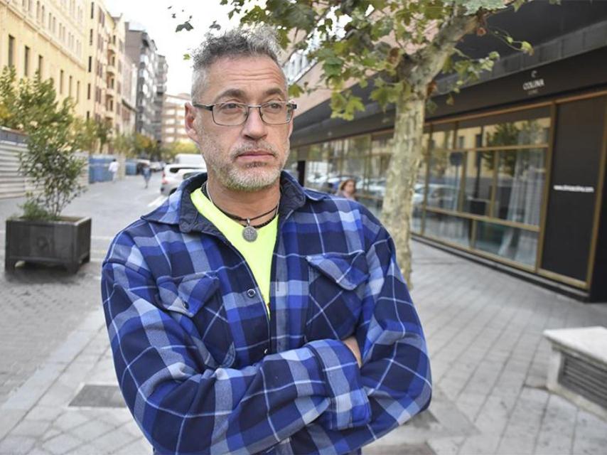 Ildefonso durante la entrevista