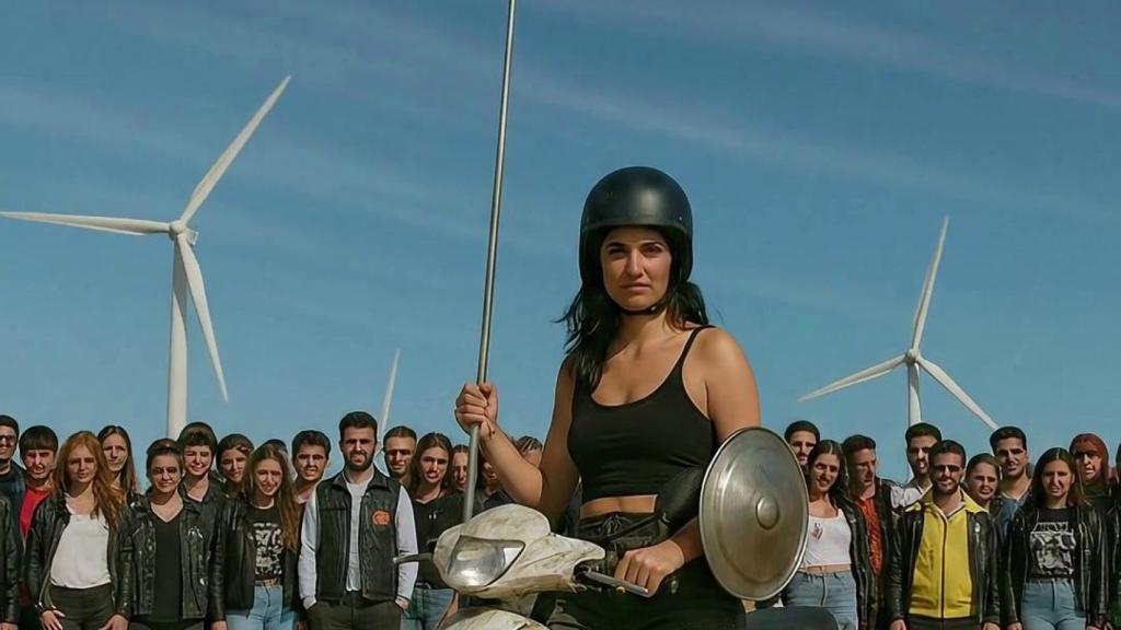 Imagen del vídeo hecho por IA.