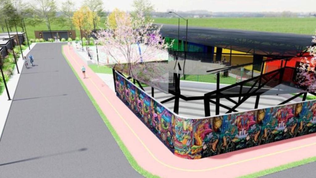 La guardería social tendrá su propia zona de recreo.