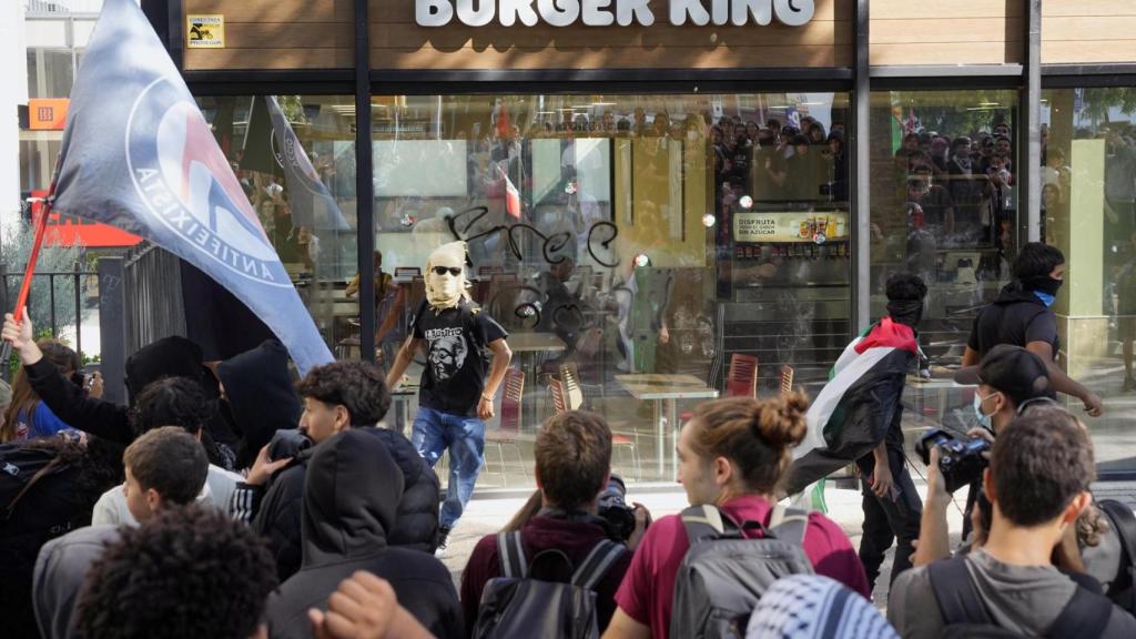Protestas en Barcelona.