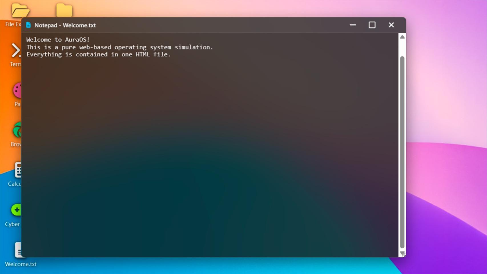 El sistema operativo web creado supuestamente por Gemini 3.0 Pro