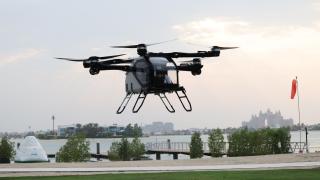 El coche volador de Xpeng en una prueba reciente en Dubái.