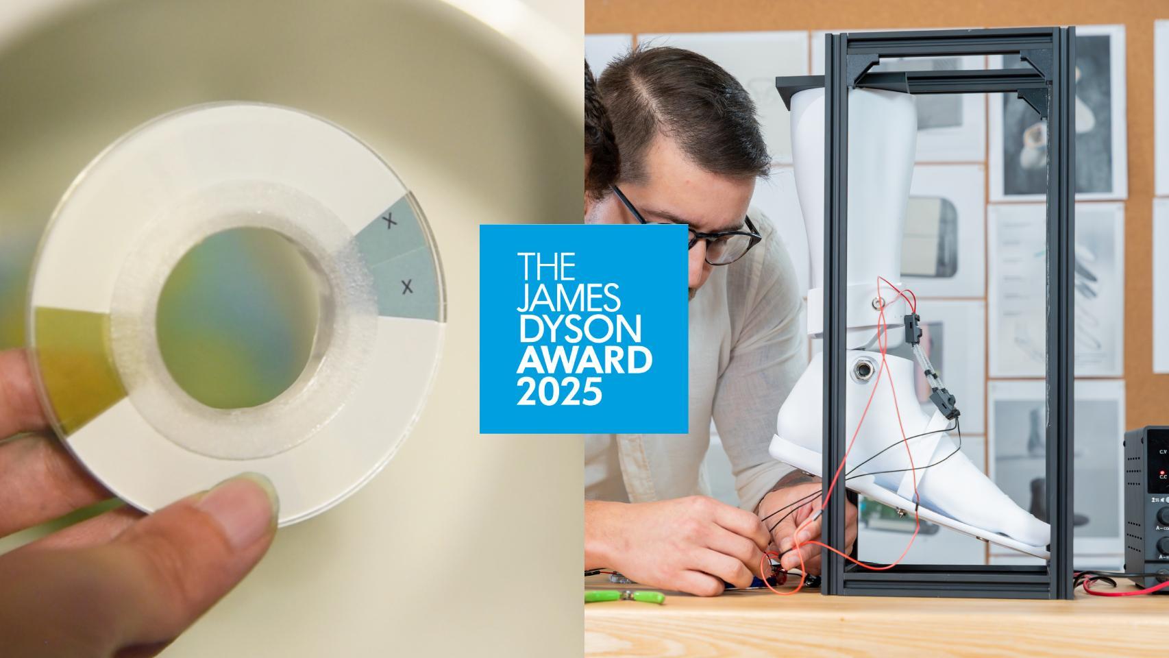 Fotomontaje con el detector de enfermedades renales a un calcetín robótico.