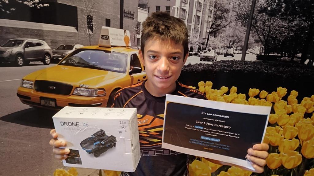 Iker López Carretero, alumno del Colegio Felipe II de El Escorial (Madrid).