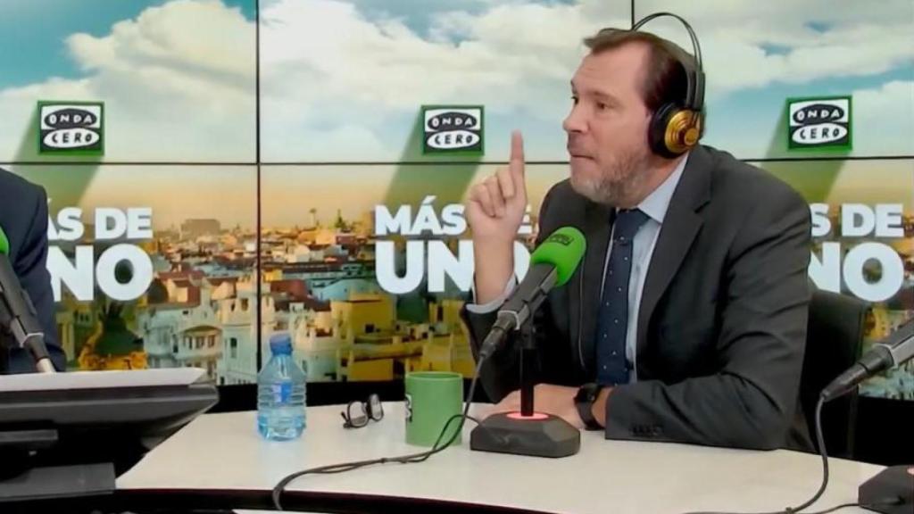 Óscar Puente este jueves en 'Mas de Uno' de Onda Cero.