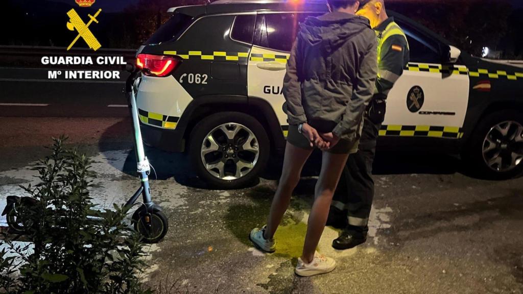 Conductor interceptado.