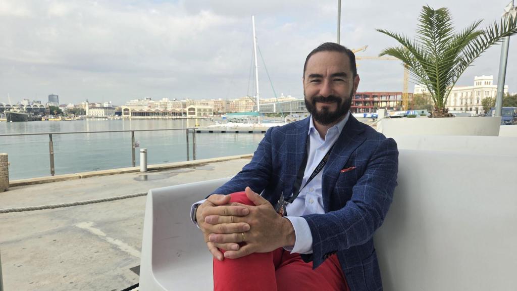 Juan José de la Torre, CEO de Raven, en la Marina de Valencia donde este 15 de octubre se ha celebrado HANGAR 360, el IV Encuentro Internacional de Innovación y Emprendimiento entre Chile y España.