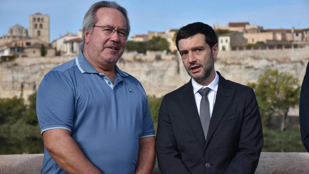 Pablo Bustinduy y Francisco Guarido, en Zamora