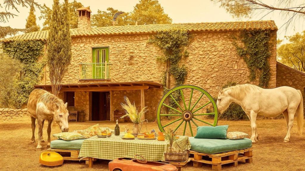 Recreación de su molino.