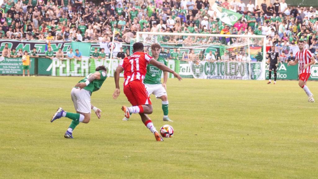 Partido del CD Toledo frente al UD Almería.