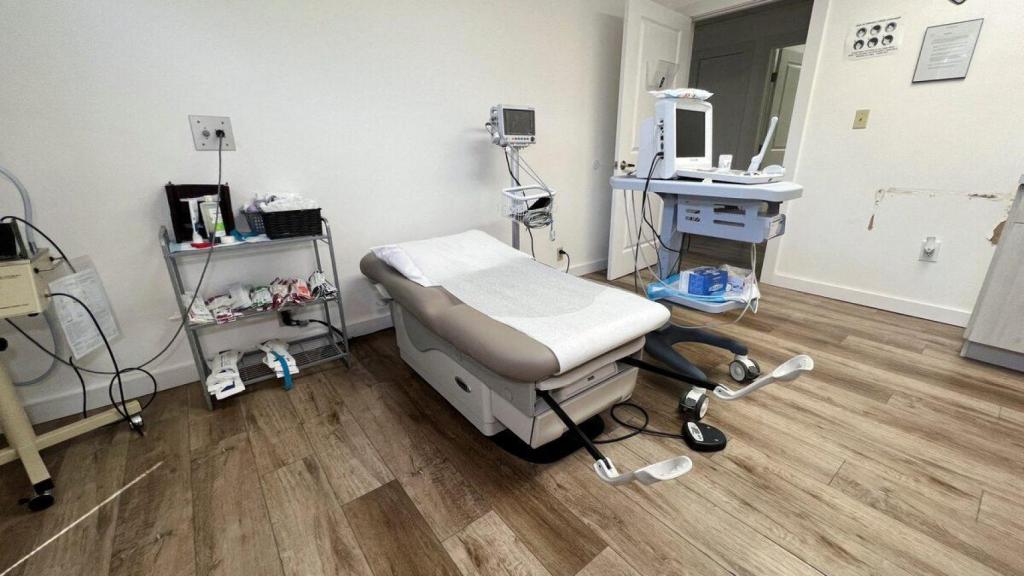 Una sala para la práctica de abortos.