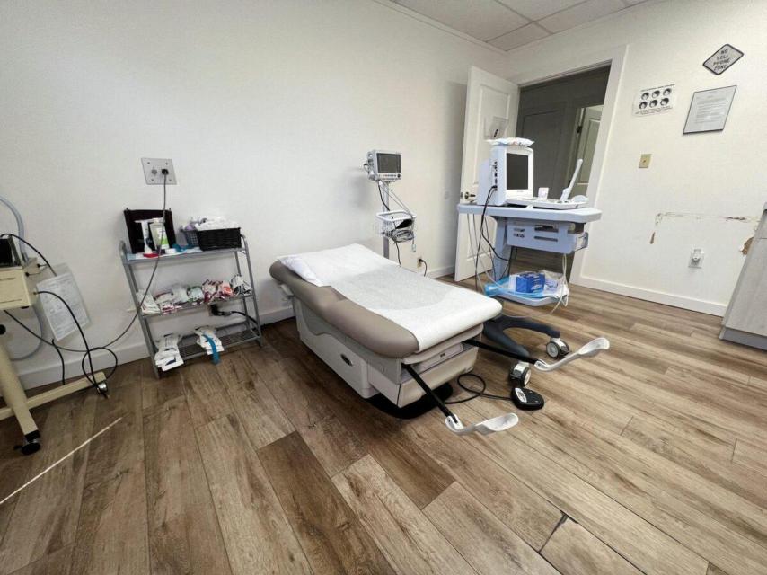 Una sala para la práctica de abortos.