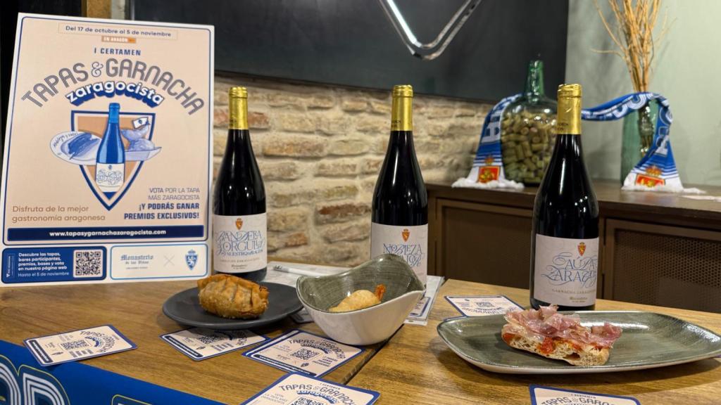 Tres tapas participantes en el certamen.