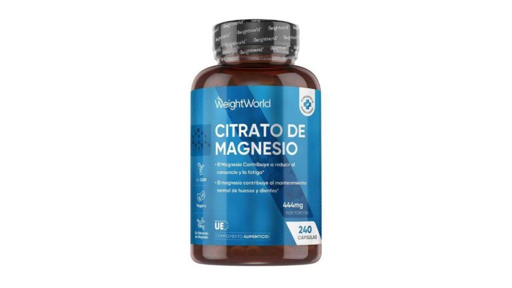 suplemento de citrato de magnesio WeightWorld