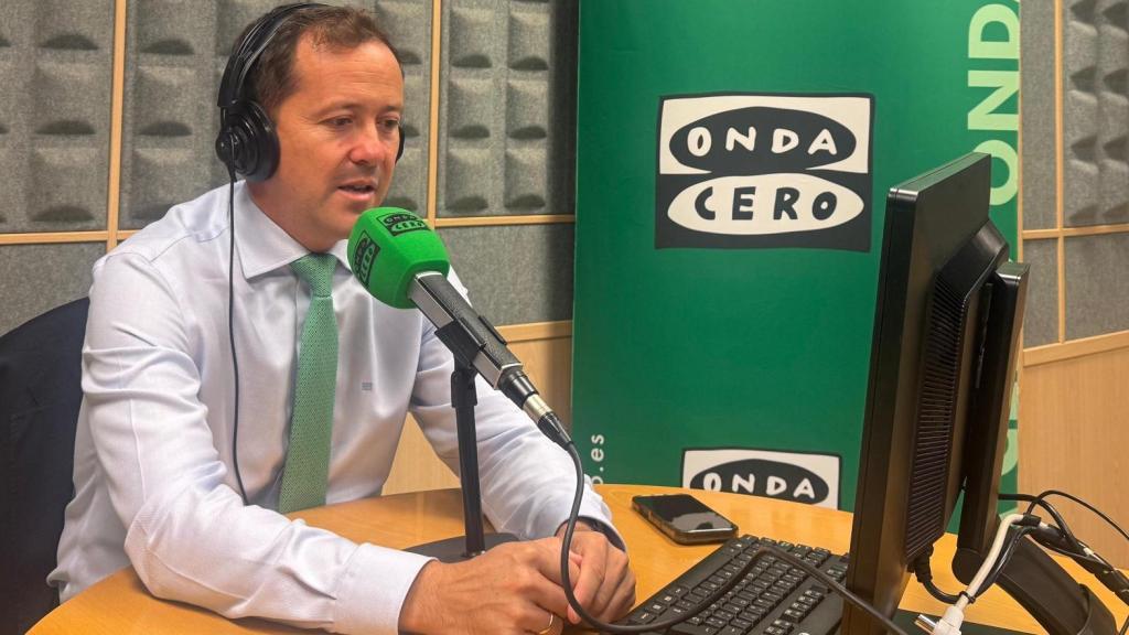 Carlos Velázquez, en la entrevista de este jueves.