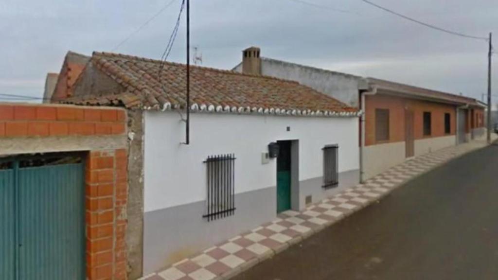 La calle El Pilar de Abenójar donde Guadalupe vivía con sus hijos Julián y Javier.