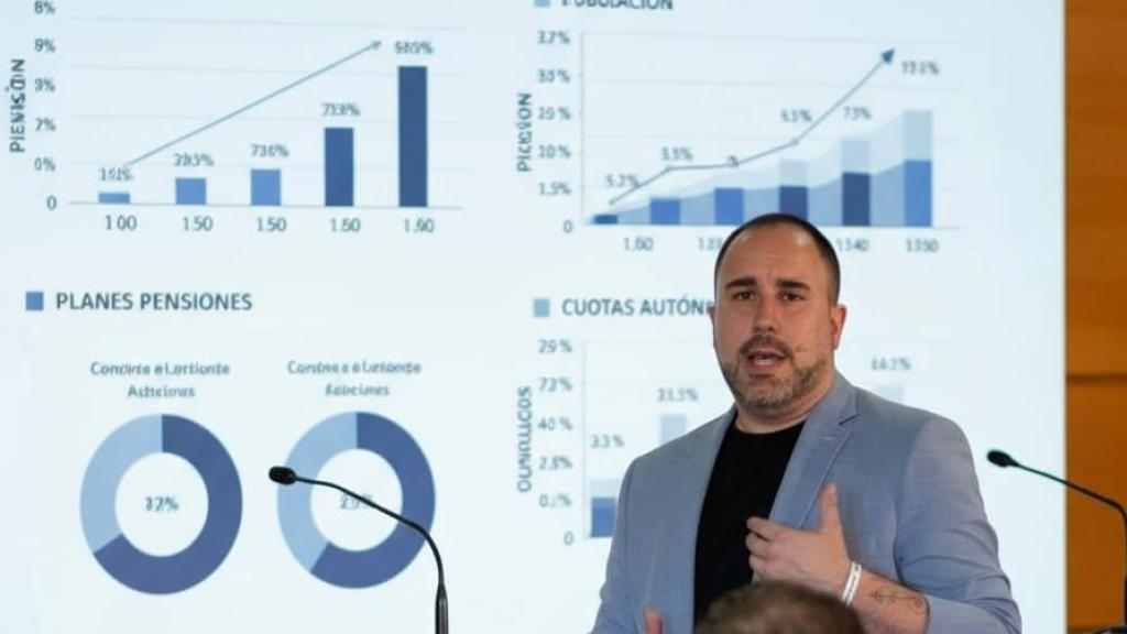 Germán en una conferencia.