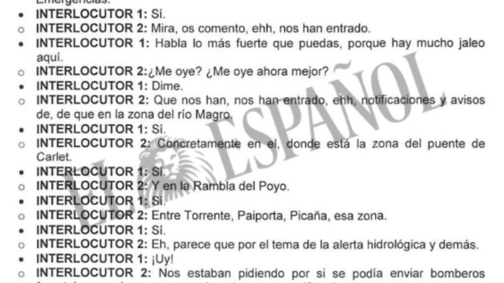 Primera conversación de las 12:21. EE