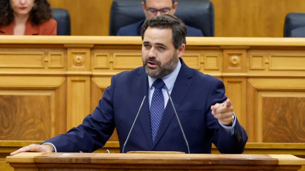 Paco Núñez durante su intervención en el Debate sobre el Estado de la Región.