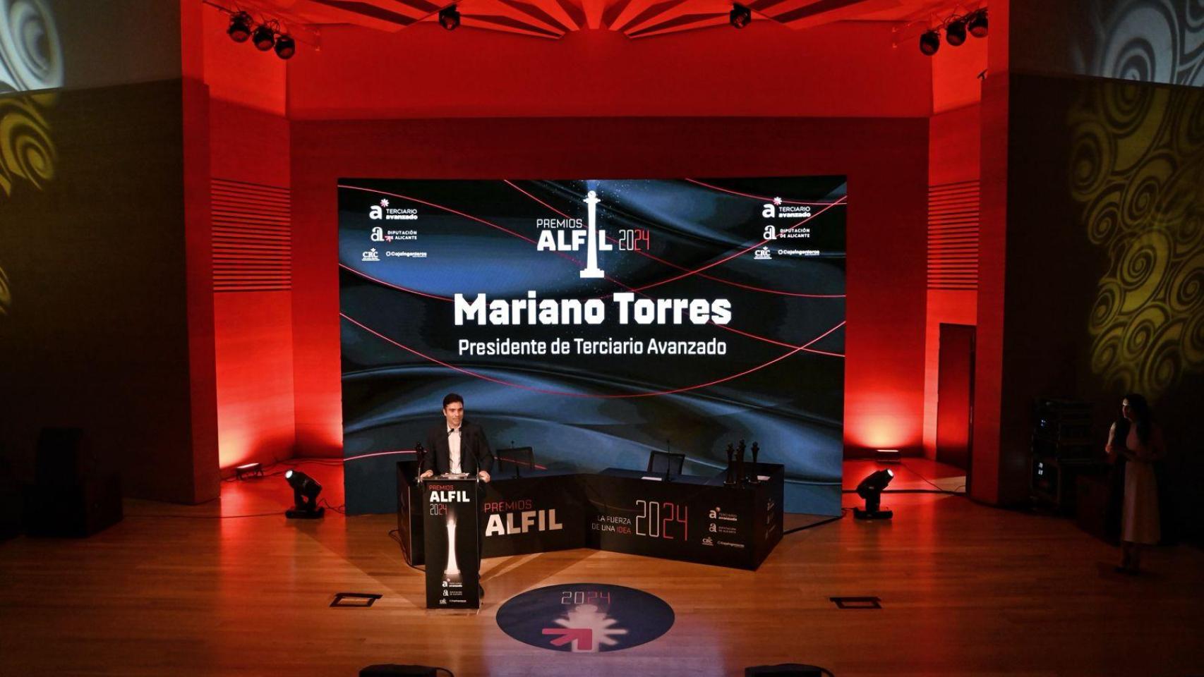 Una de las galas anteriores de los premios Alfil.