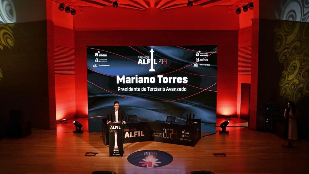 Una de las galas anteriores de los premios Alfil.