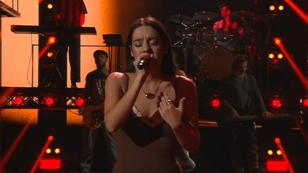 Valeria Castro, el pasado lunes en la gala de 'Operación Triunfo 2025'.