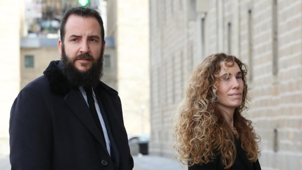 Blanca Cuesta y Borja Thyssen en una imagen tomada en enero de 2023.
