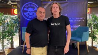 Carlos Sedes con Jesús Suárez.