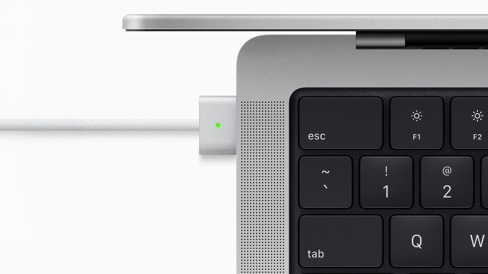 MagSafe en un MacBook Pro.