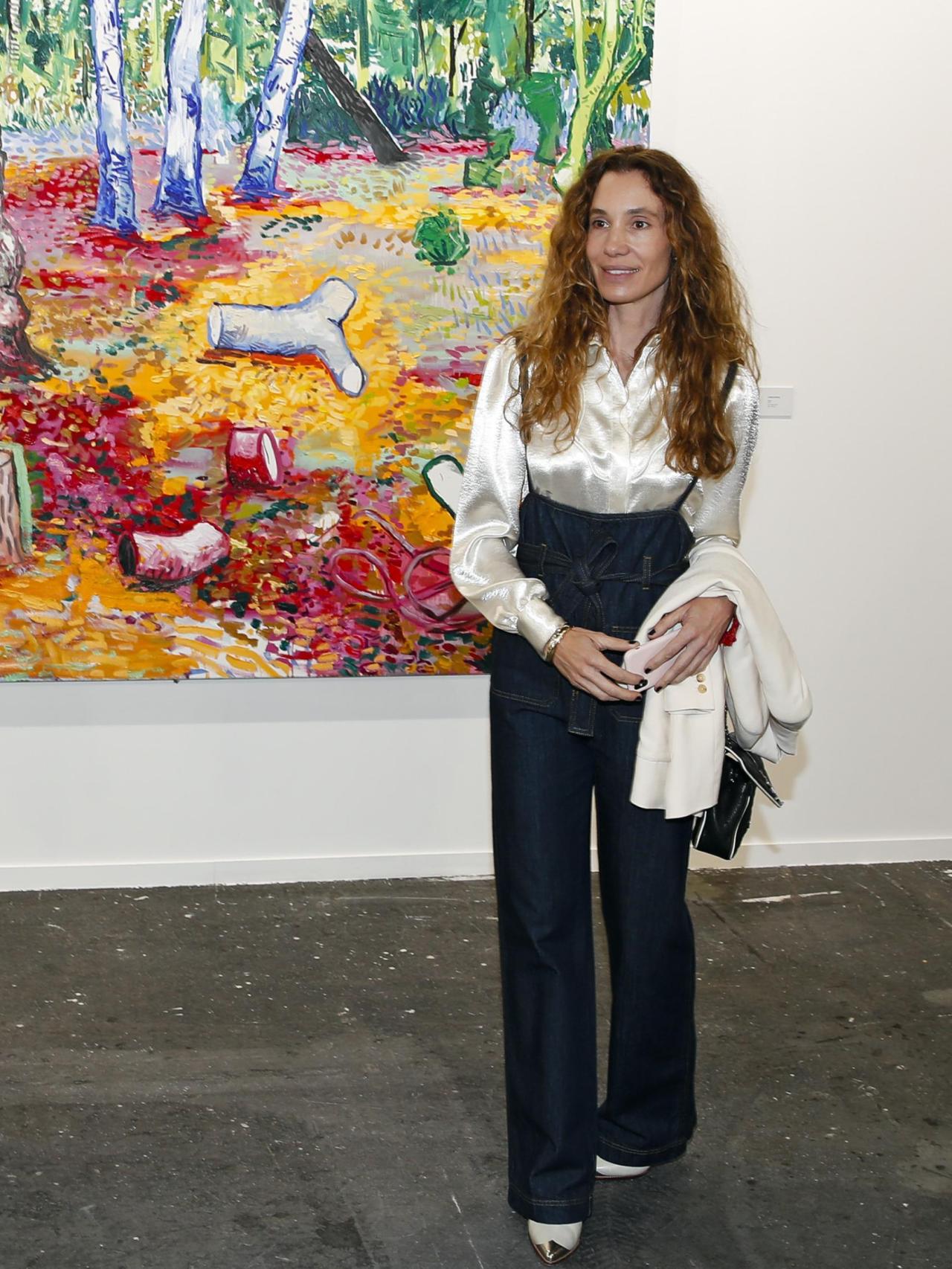 Blanca Cuesta en una fotografía tomada en la Feria de ARCO, en 2019.