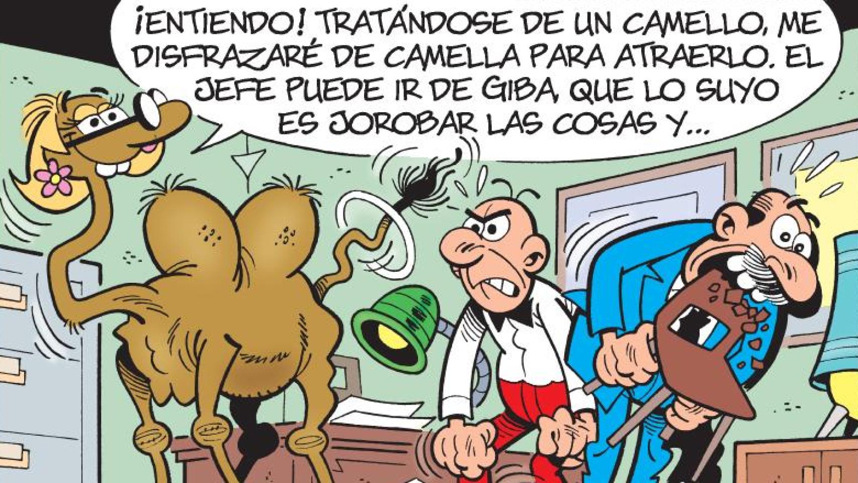 Viñeta de 'Hachís... ¡Salud!', la obra inédita de Francisco Ibáñez. Editorial Bruguera