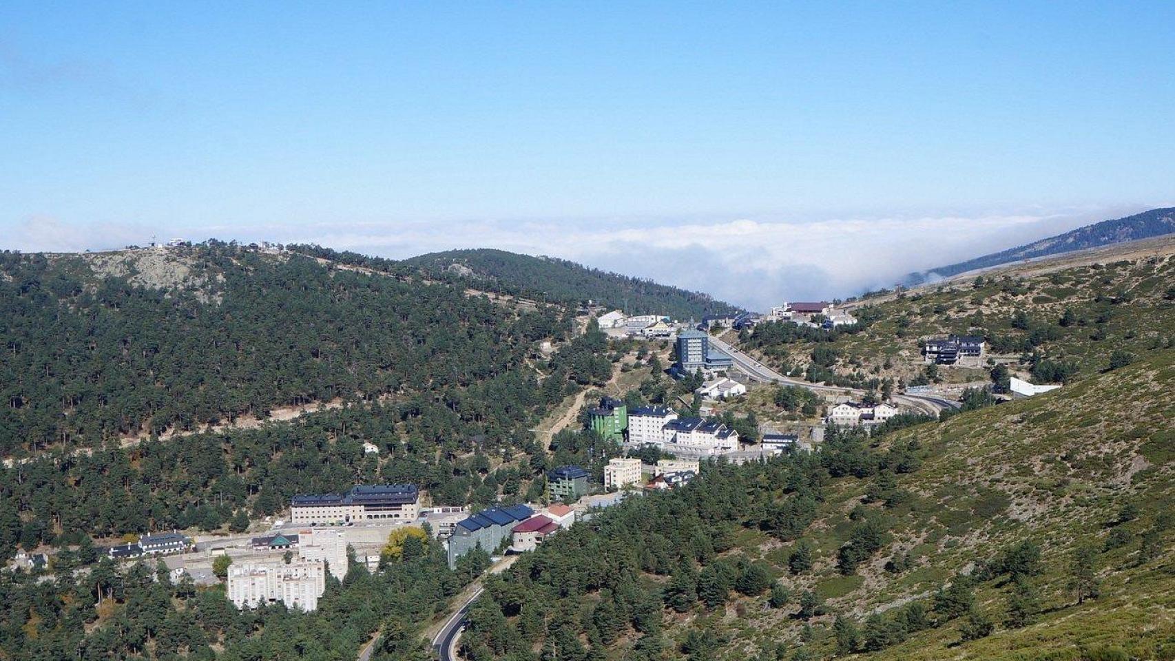 Vista general del puerto de Navacerrada.