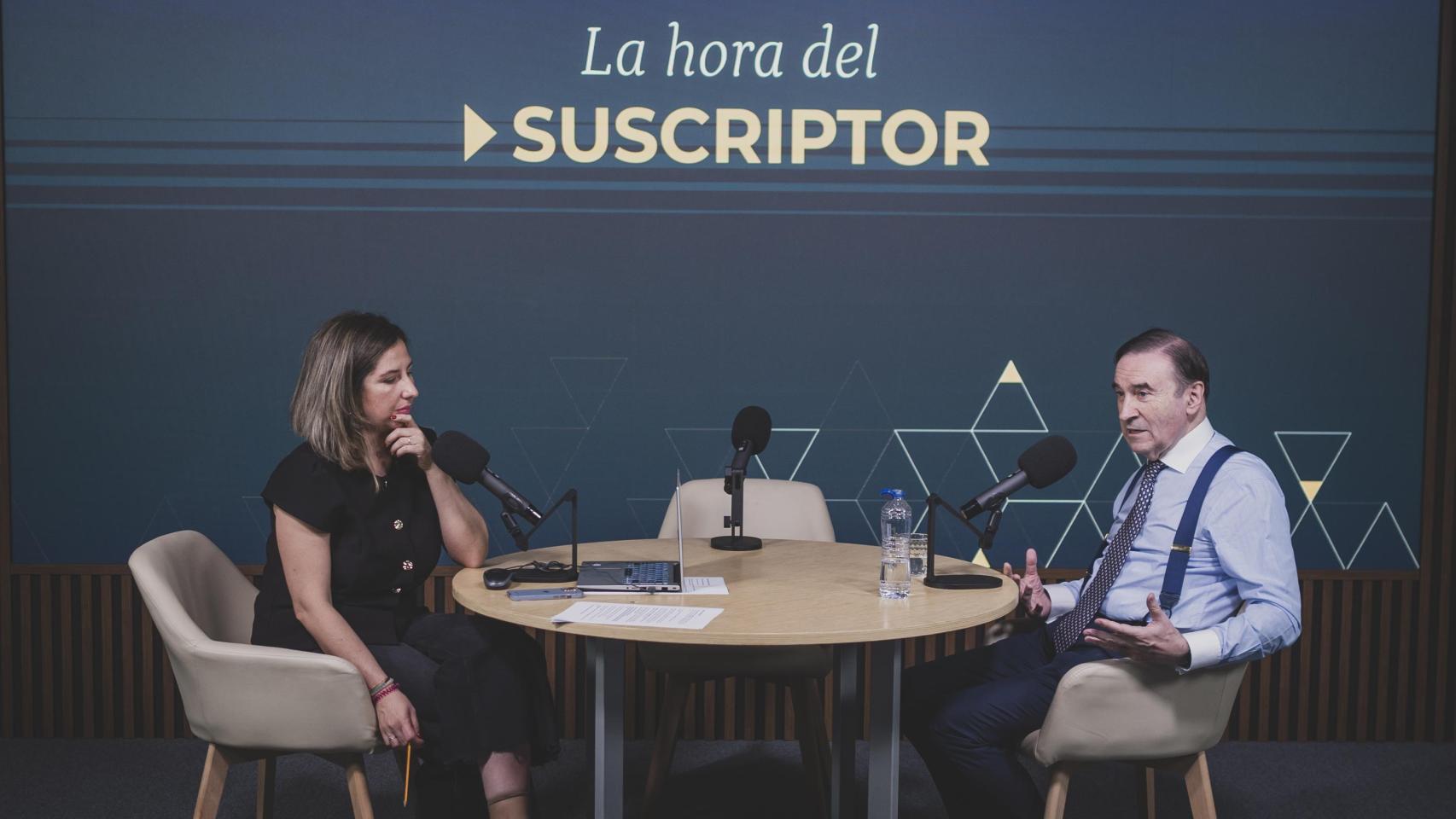 Puri Beltrán y Pedro J.Ramírez, este jueves en La Hora del Suscriptor.