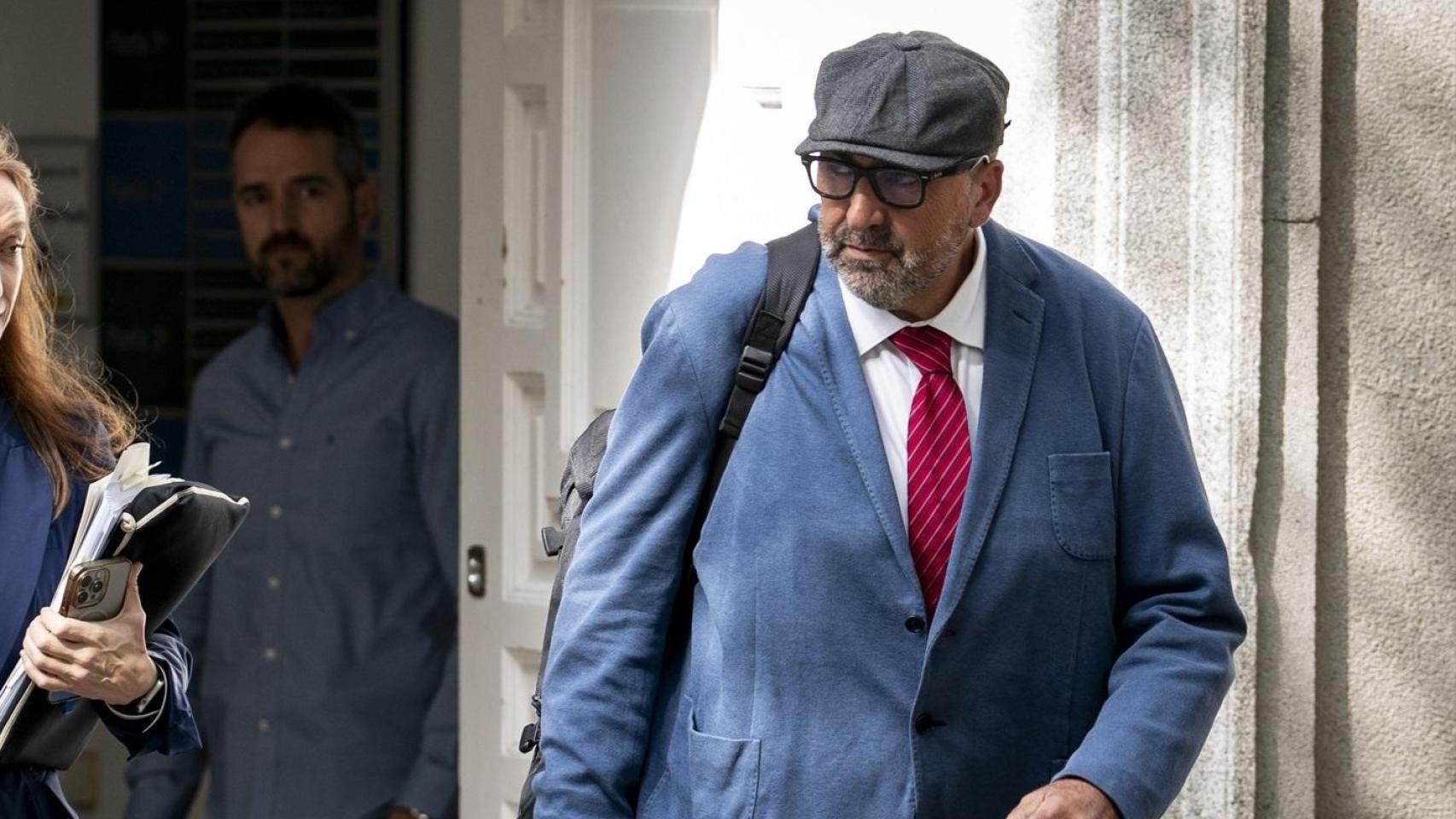 Koldo García saliendo del Tribunal Supremo el pasado jueves.