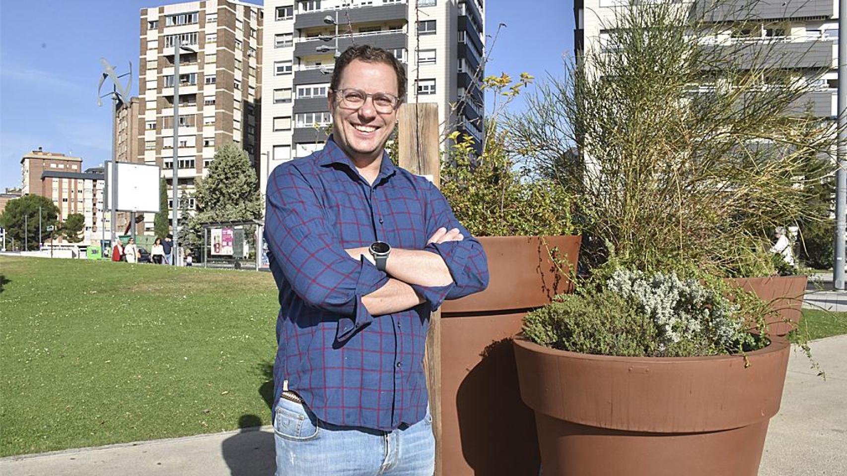 Teo Rodríguez en la entrevista con EL ESPAÑOL de Castilla y León.