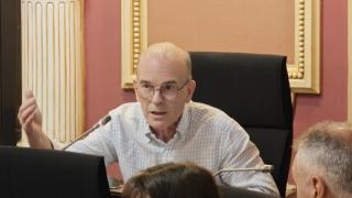 Barquero, en un pleno de Ourense