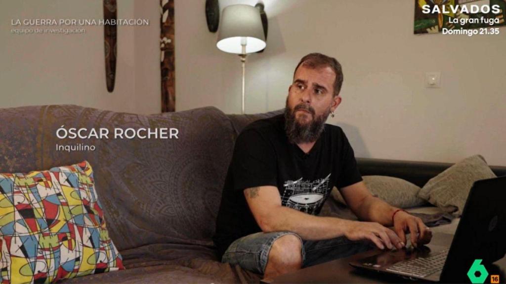 Óscar Rocher, padre de familia.