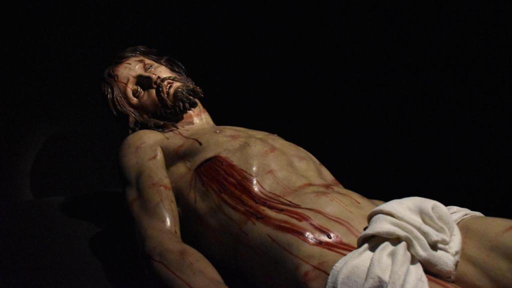 Cristo yacente de Gregorio Fernández en Las Edades del Hombre en Zamora