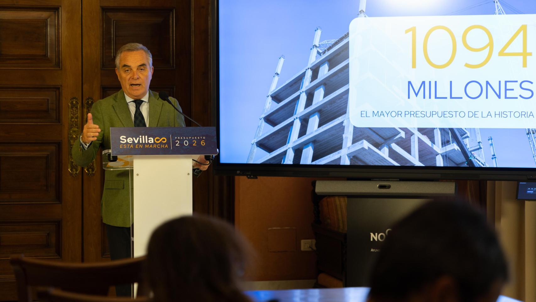 Presentación de los presupuestos municipales para 2026.