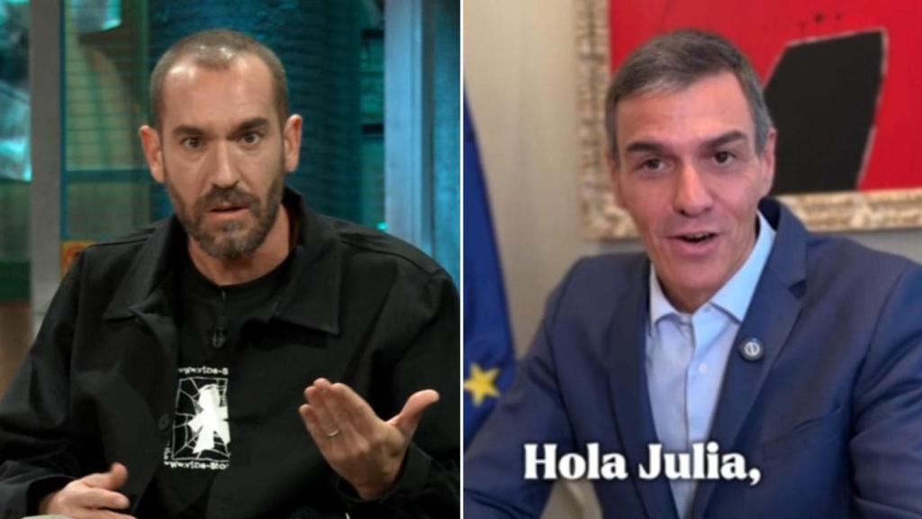 Pedro Sánchez se coló en 'La Revuelta' para cumplir la petición de la hija de Ponce.